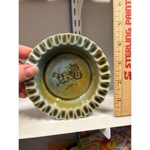 Vintage Irish Porcelain‎ Jaunting Car Ashtray Made in Ireland by Wade Co Armagh
